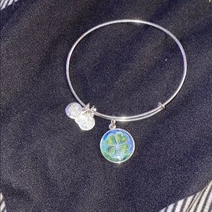 Alex and Ani Clover Bangle